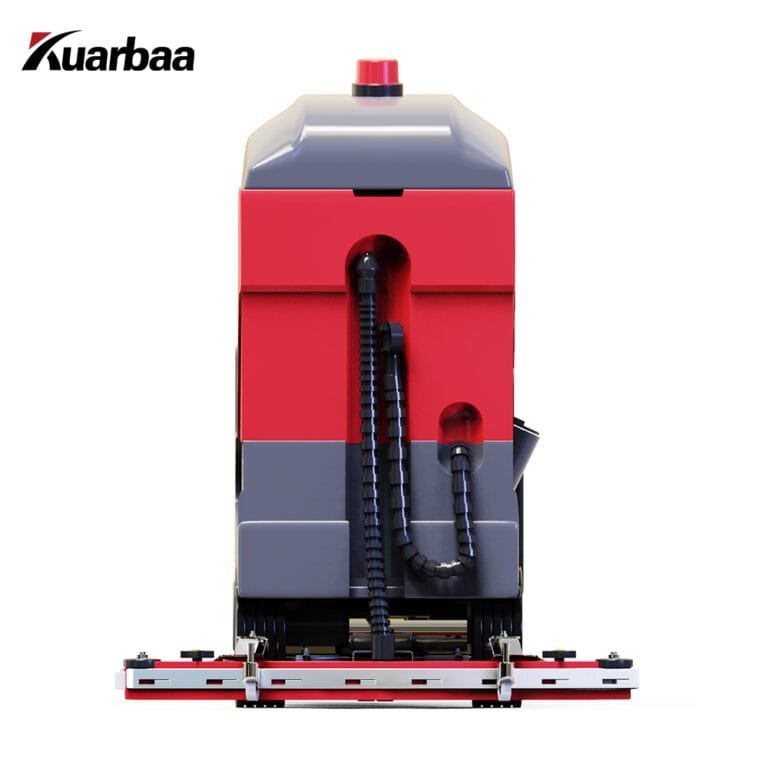 KB-X680 Ride-On Fully Automatic Double Brush Floor Scrubber, Factory Cleaning Machine with Lead Acid Battery - 图片 4
