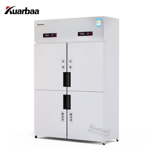 Four-Door Refrigerated Cabinet, -45°C Freezing, -5°C Instant Freeze, 860L Ultra-Low Temp Preservation Workbench