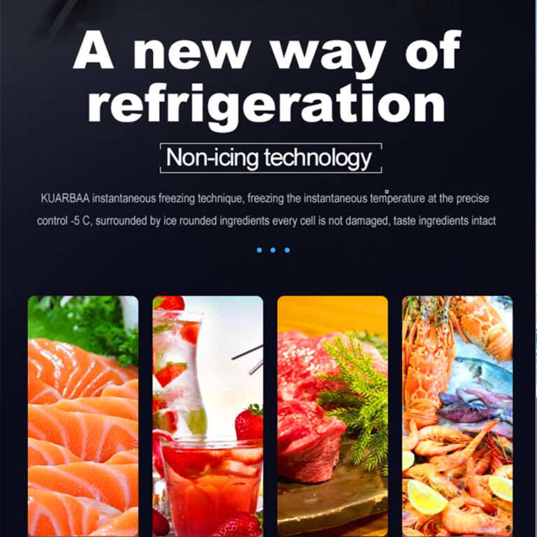 Four-Door Refrigerated Cabinet, -18°C Freezing, -5°C Instant Freeze, 860L Ultra-Low Temp Preservation Workbench - 图片 5