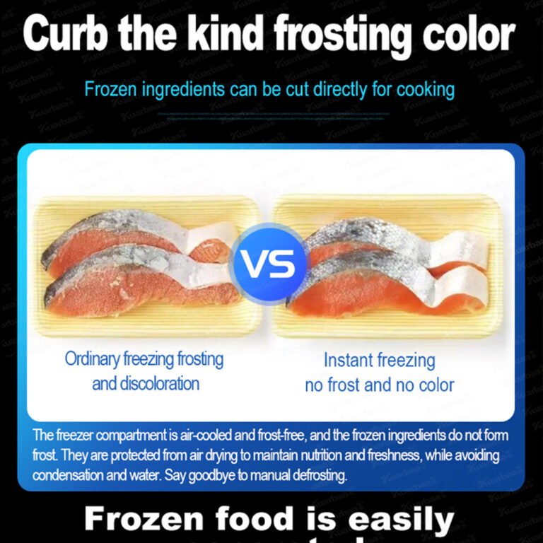 Four-Door Refrigerated Cabinet, -18°C Freezing, -5°C Instant Freeze, 860L Ultra-Low Temp Preservation Workbench - 图片 6